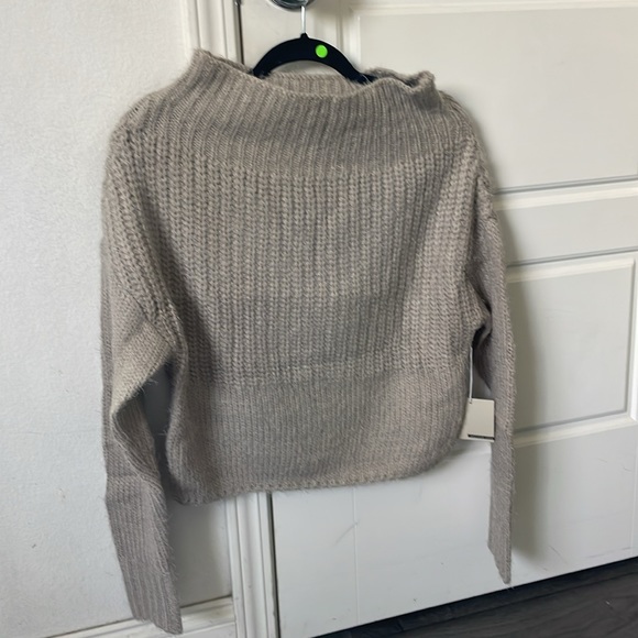 015 Fuzzy Off Shoulder Loose Fit Sweater Top - Picture 2 of 2